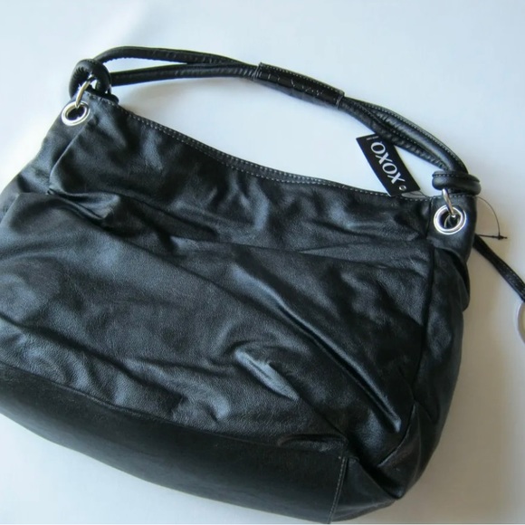 XOXO # XH50169 Intrigue Satchel Women Handbag Black - like New - Picture 4 of 7